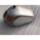 HUSQVARNA CR WR XC 250 430 Sliver Painted Aluminum Alloy Gas Fuel Petrol Tank 1981 -1983